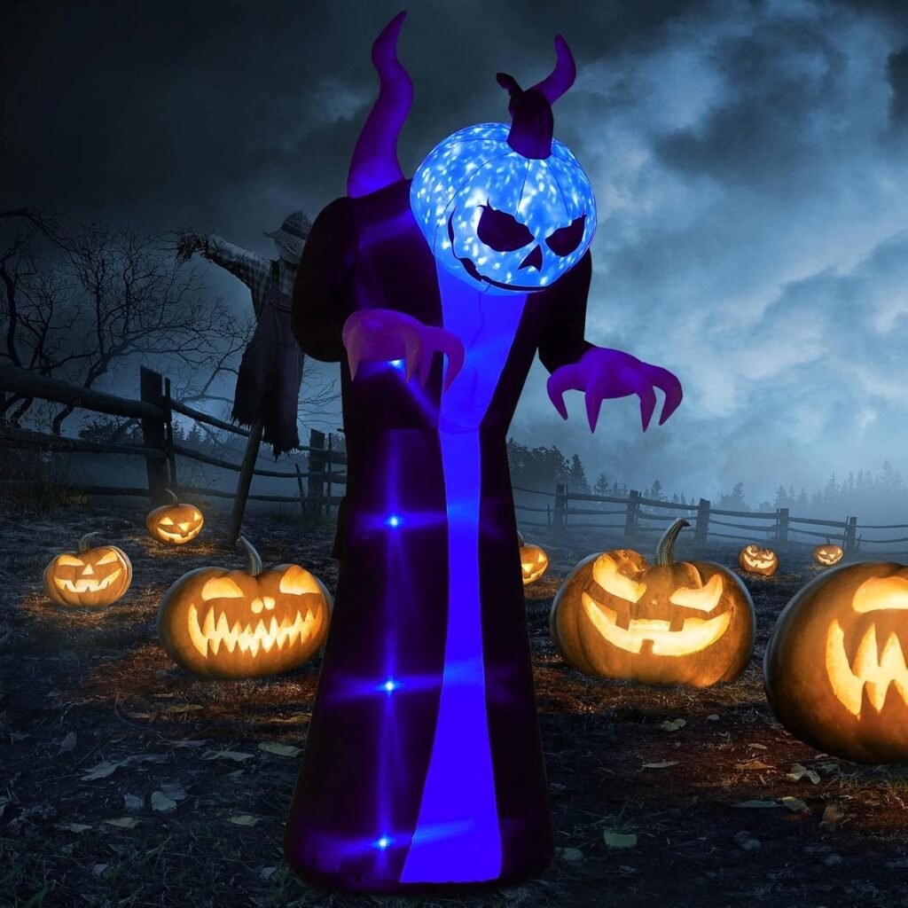 demon pumpkin inflatable